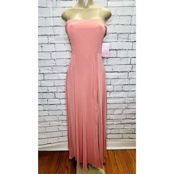 Lovely Womens Desert Rose Lovely LB012 A2 Lined Formal Maxi Dress Size 10-R NWT - Picture 4 of 9